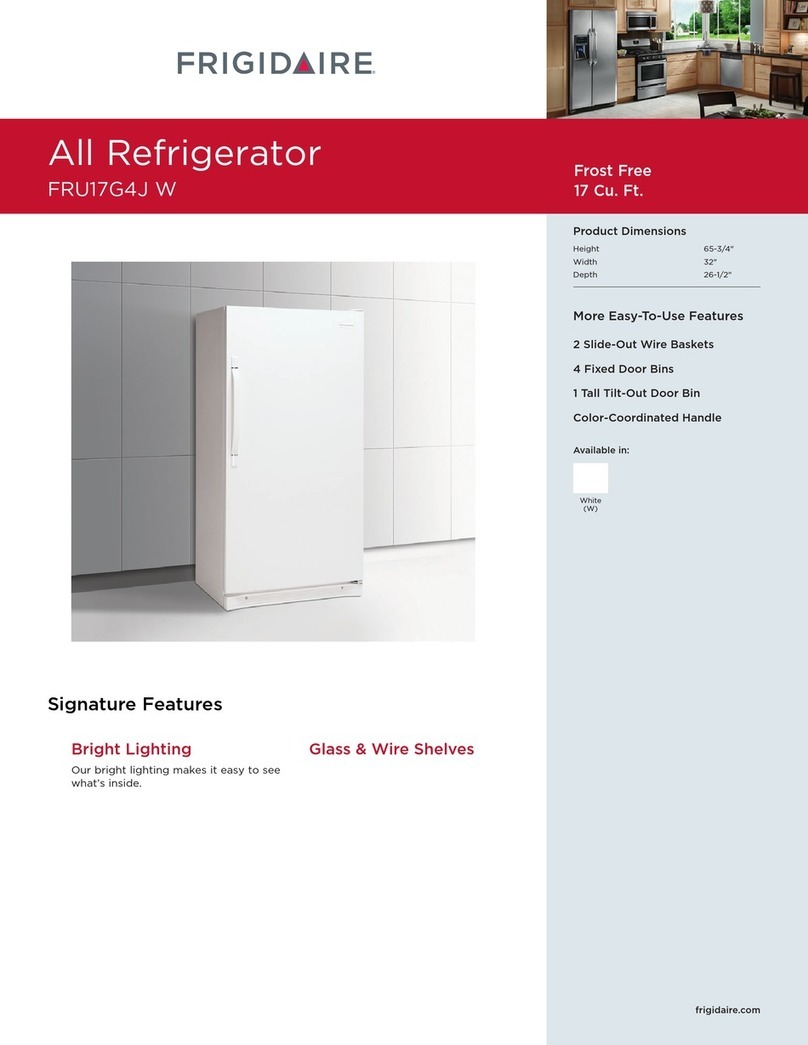 Frigidaire FRU17G4JW - Broan : 16.7 cu. Ft. All... Parts list manual Frigidaire FRU17G4JW - Broan : 16.7 cu. Ft. All... Parts list manual