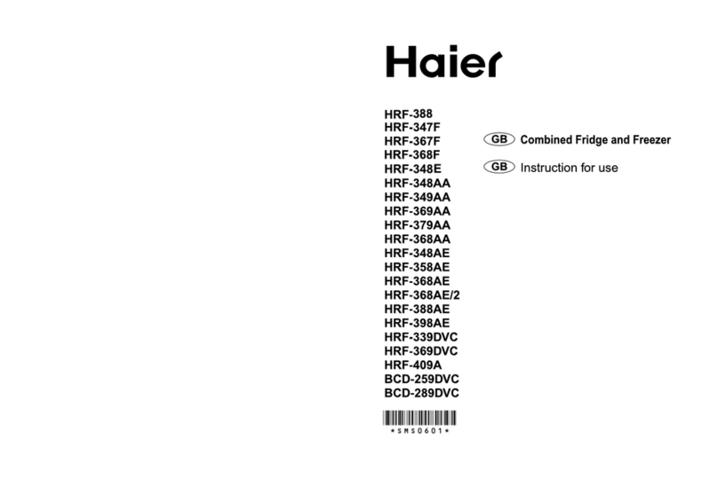 Haier HRF-368F User manual Haier HRF-368F User manual