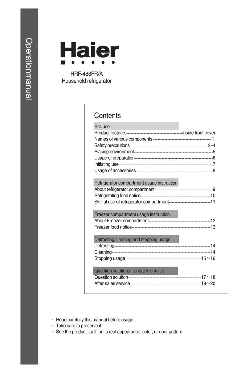 Haier HRF-488FF User manual