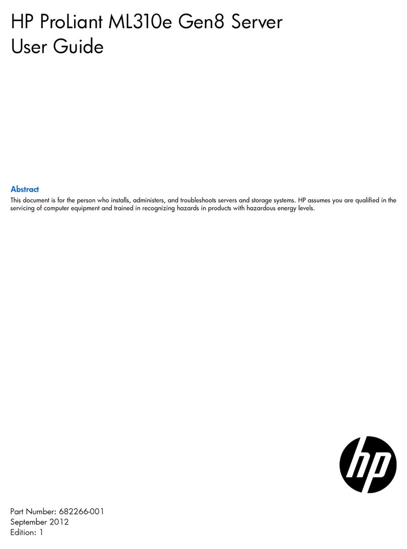 HP ProLiant ML310e user guide