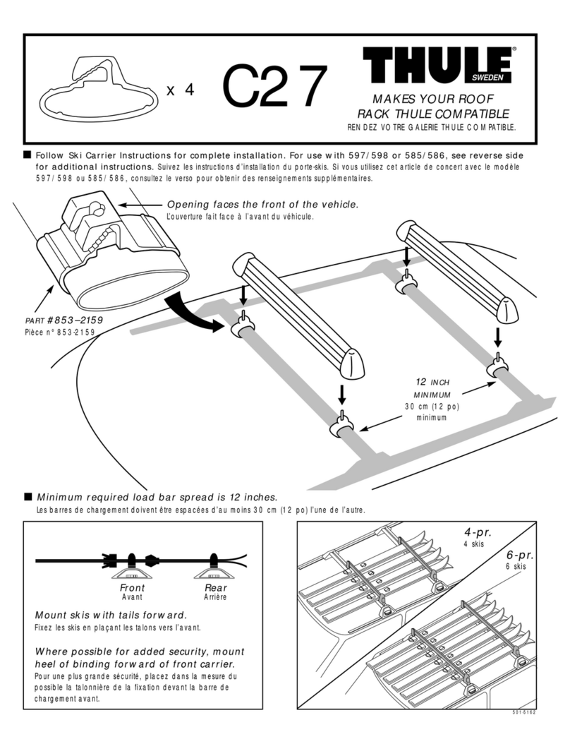 Thule C27 User manual