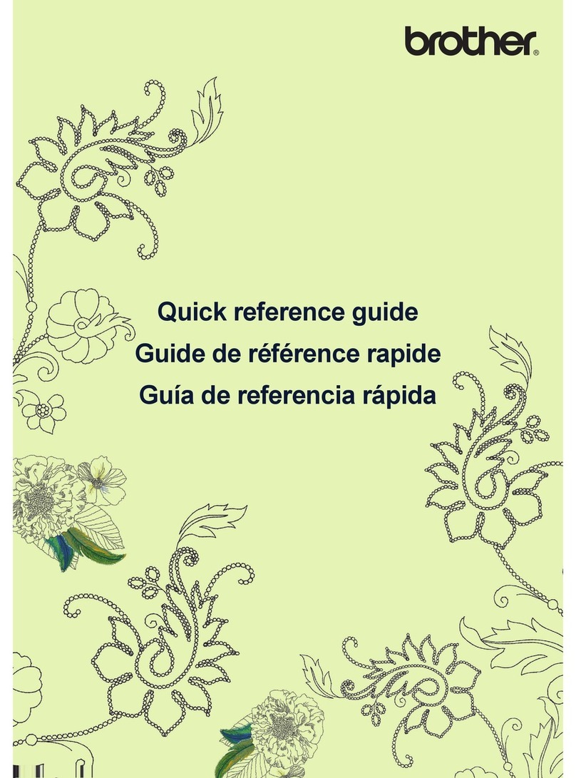 Brother DreamMaker„ XE Innov-is VE2200 Quick reference guide