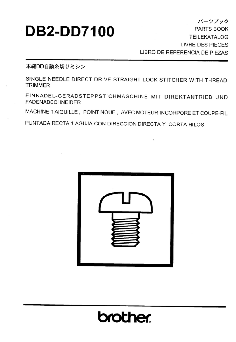 Brother DB2-DD7100 parts manual