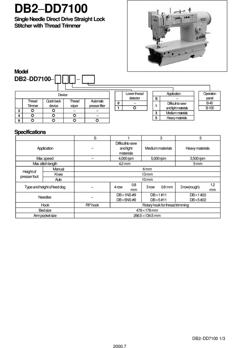 Brother DB2-DD7100 User manual