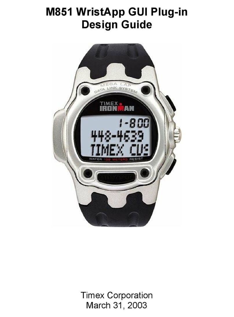Timex M851 Guide