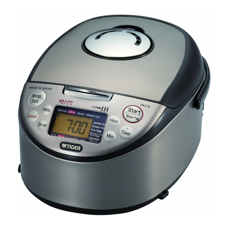 Tiger JKJ-G10U User manual