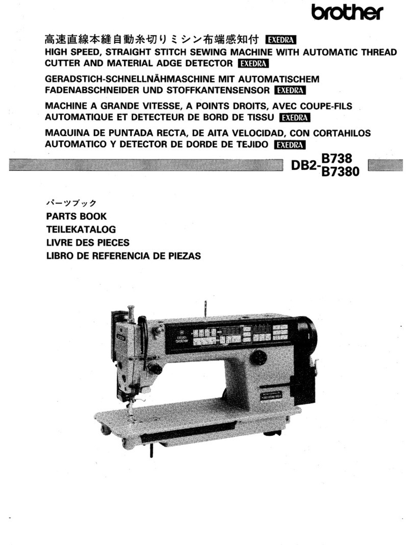 Brother DB2-B738 parts manual