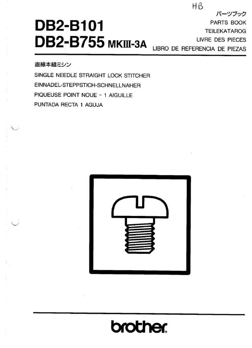 Brother DB2-B755 MKIII parts manual