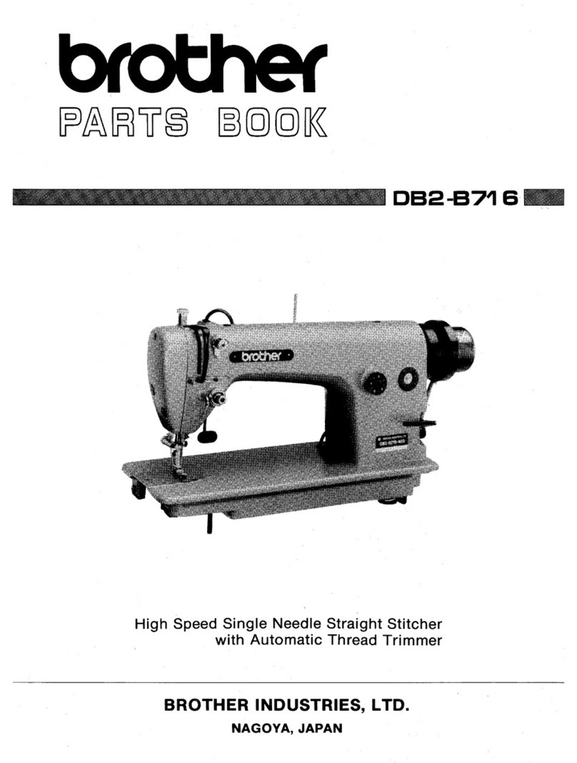 Brother DB2-B716 parts manual