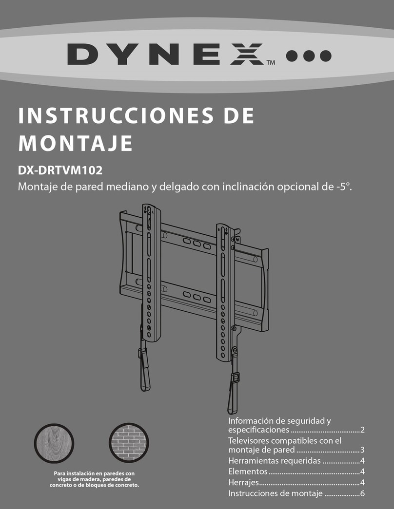 Dynex DX-DRTVM102 Instrucciones de Montaje