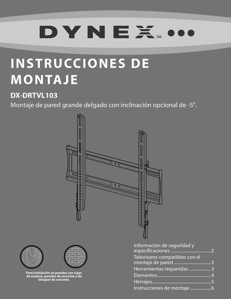 Dynex DX-DRTVL103 Instrucciones de Montaje