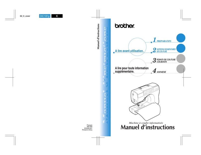 Brother CS-8060 Mounting instructions Brother CS-8060 Mounting instructions