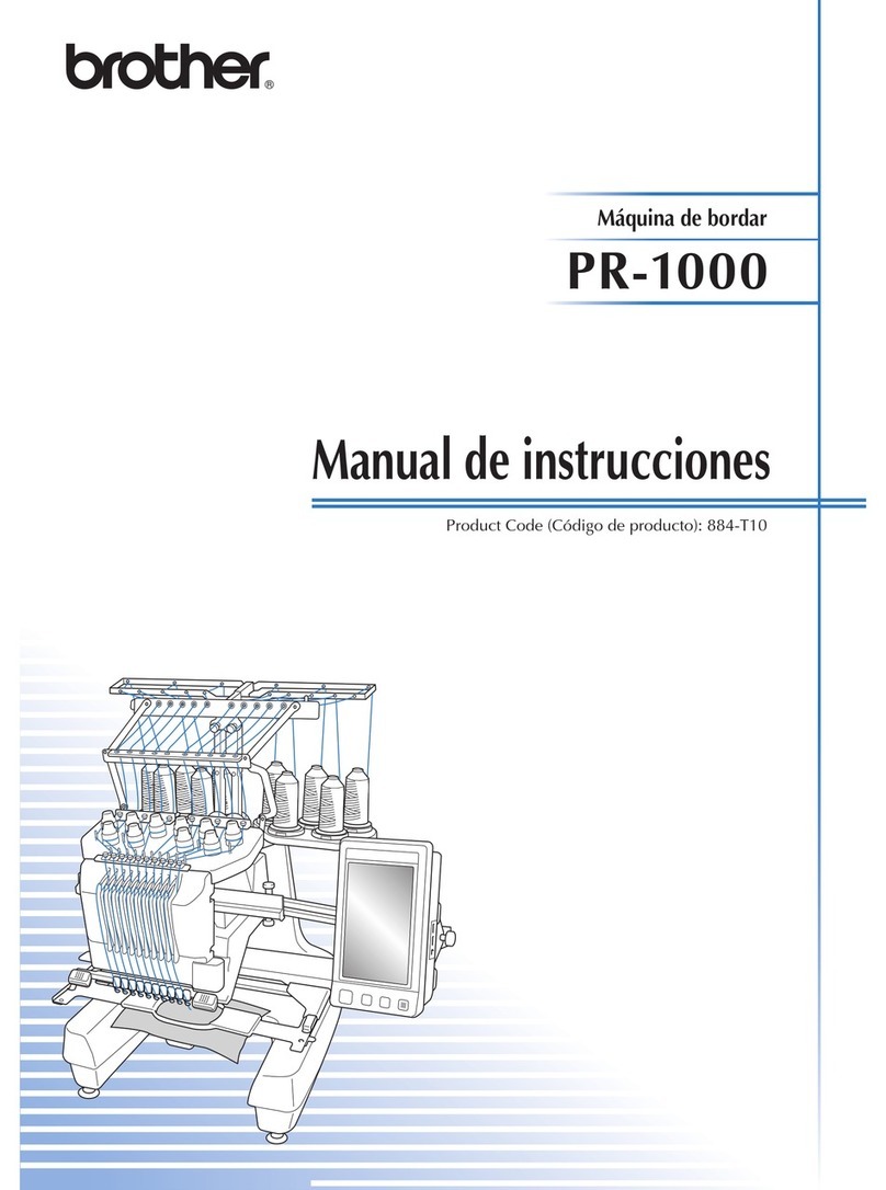 Brother Entrepreneur Pro PR-1000 User manual
