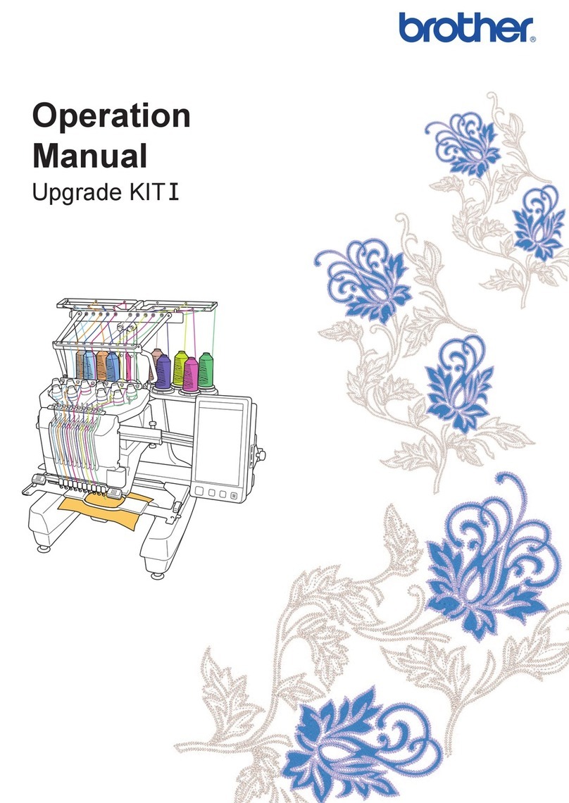 Brother Entrepreneur Pro PR-1000 Operation manual