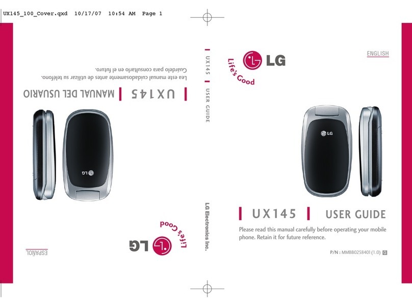 LG UX145 User guide