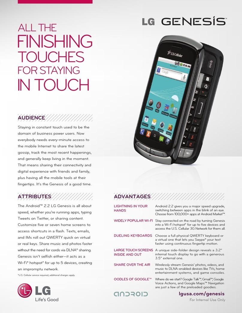 LG Genesis US760 datasheet