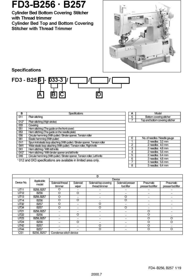 Brother FD3-B256 User manual Brother FD3-B256 User manual