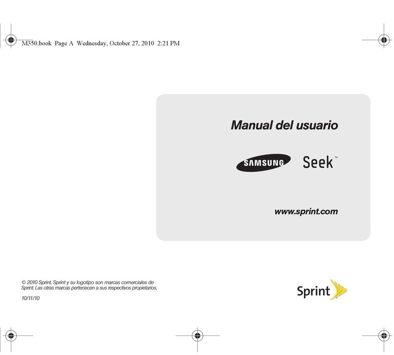 Samsung Seek SPH-M350 User guide Samsung Seek SPH-M350 User guide