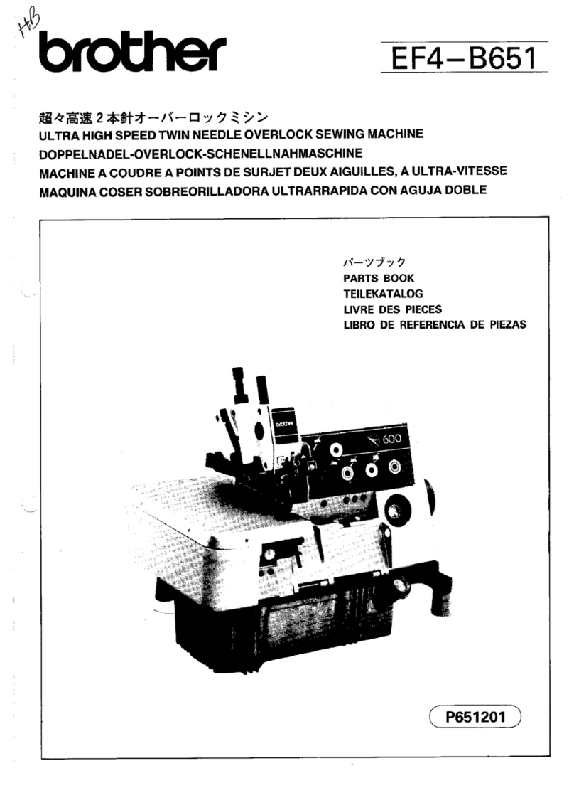Brother EF4-B651 parts manual