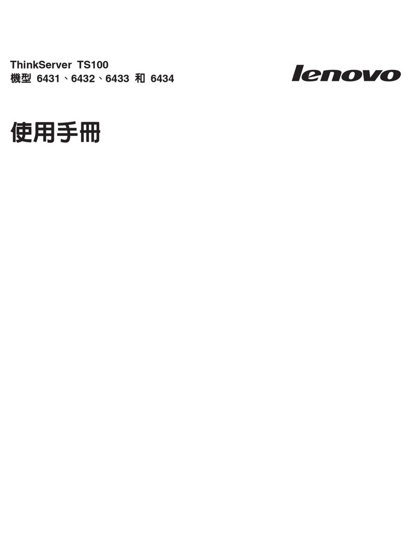 Lenovo ThinkServer TS100 User manual