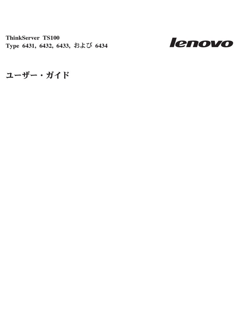 Lenovo ThinkServer TS100 User manual