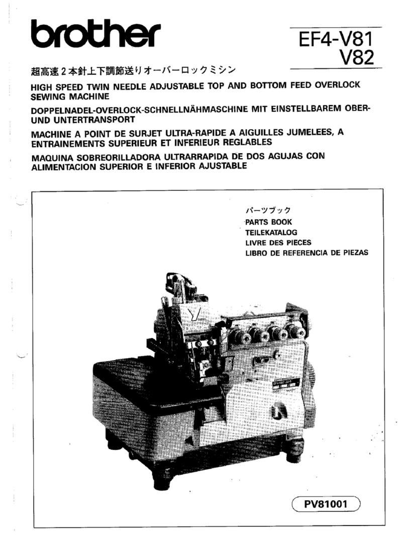 Brother EF4-V82 parts manual