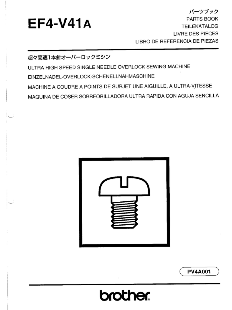 Brother EF4-V41A parts manual Brother EF4-V41A parts manual