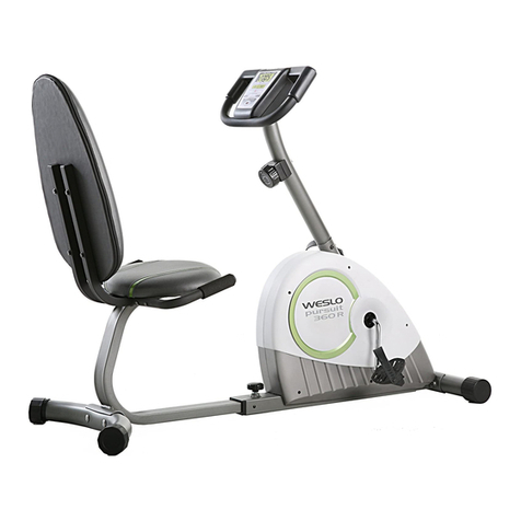 Weslo PURSUIT 360R user manual
