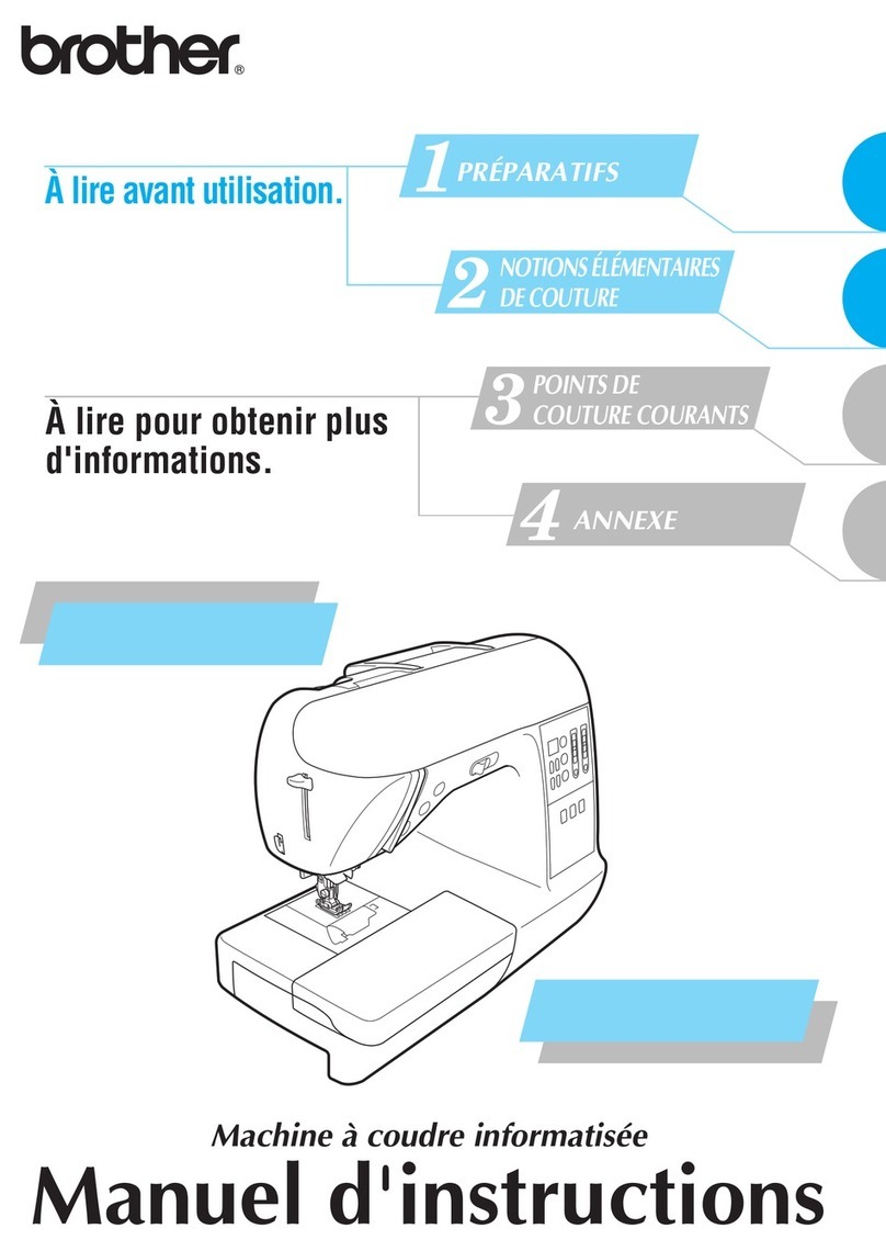 Brother NX-250 Mounting instructions