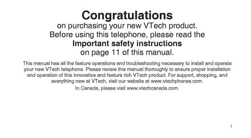 V-tech DS3101 User manual