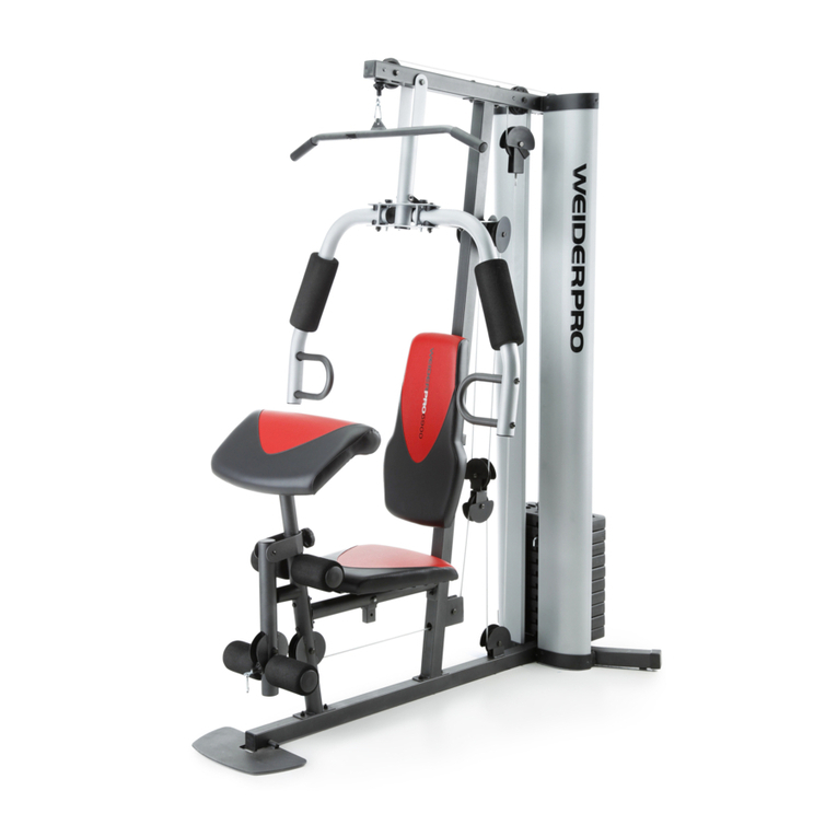 Weider Pro 6900 User manual