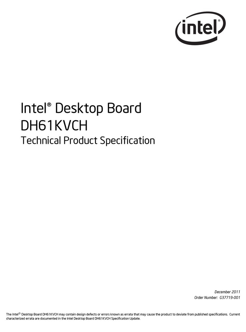 Intel DH61KVCH User manual