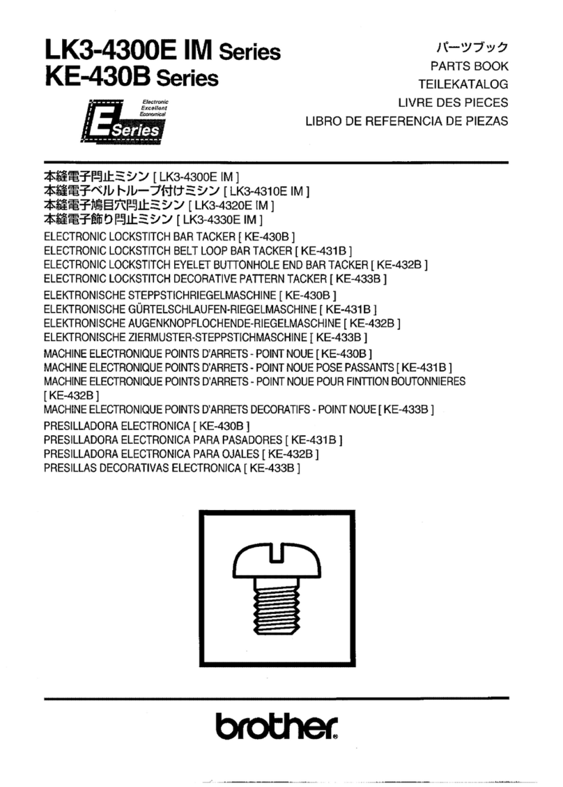 Brother KE-430B Series User manual