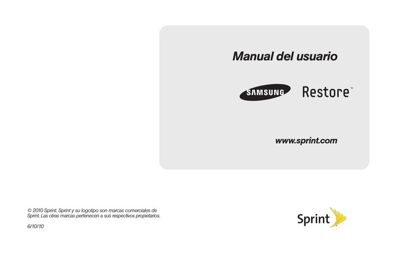 Samsung Restore SPH-M570 User guide