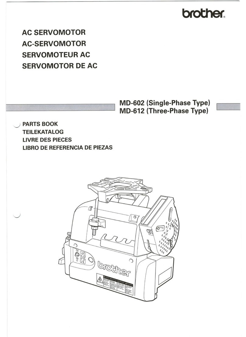 Brother MD-602 User manual