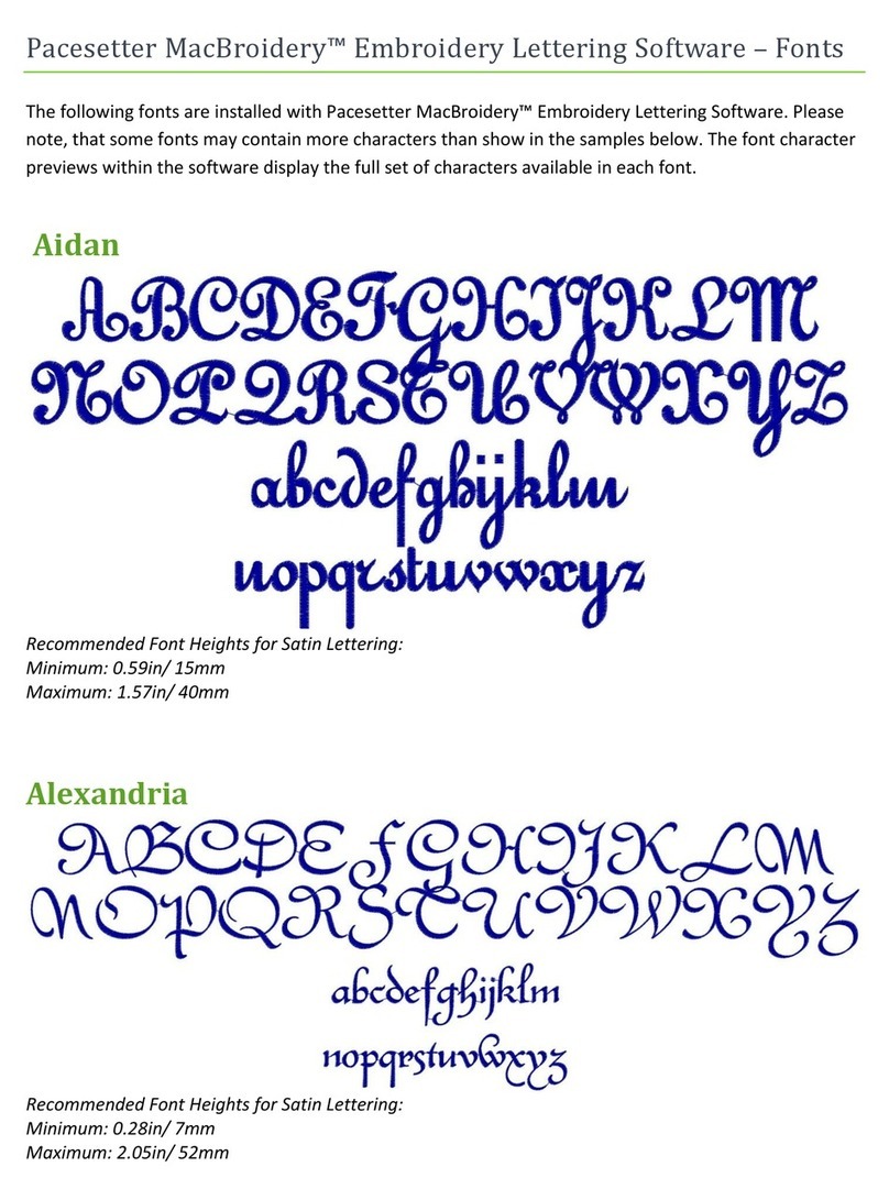Brother MacBroidery„ Embroidery Lettering Software for... manual Brother MacBroidery„ Embroidery Lettering Software for... manual