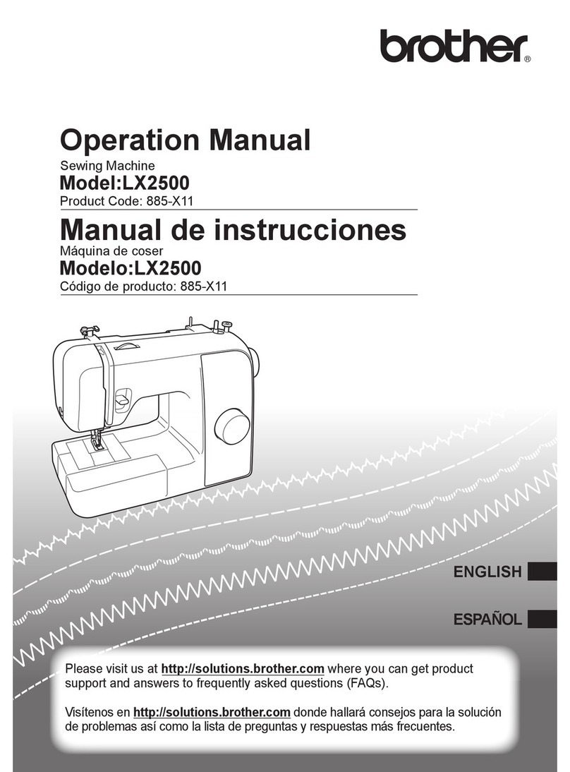 Brother LX2500 Operation manual