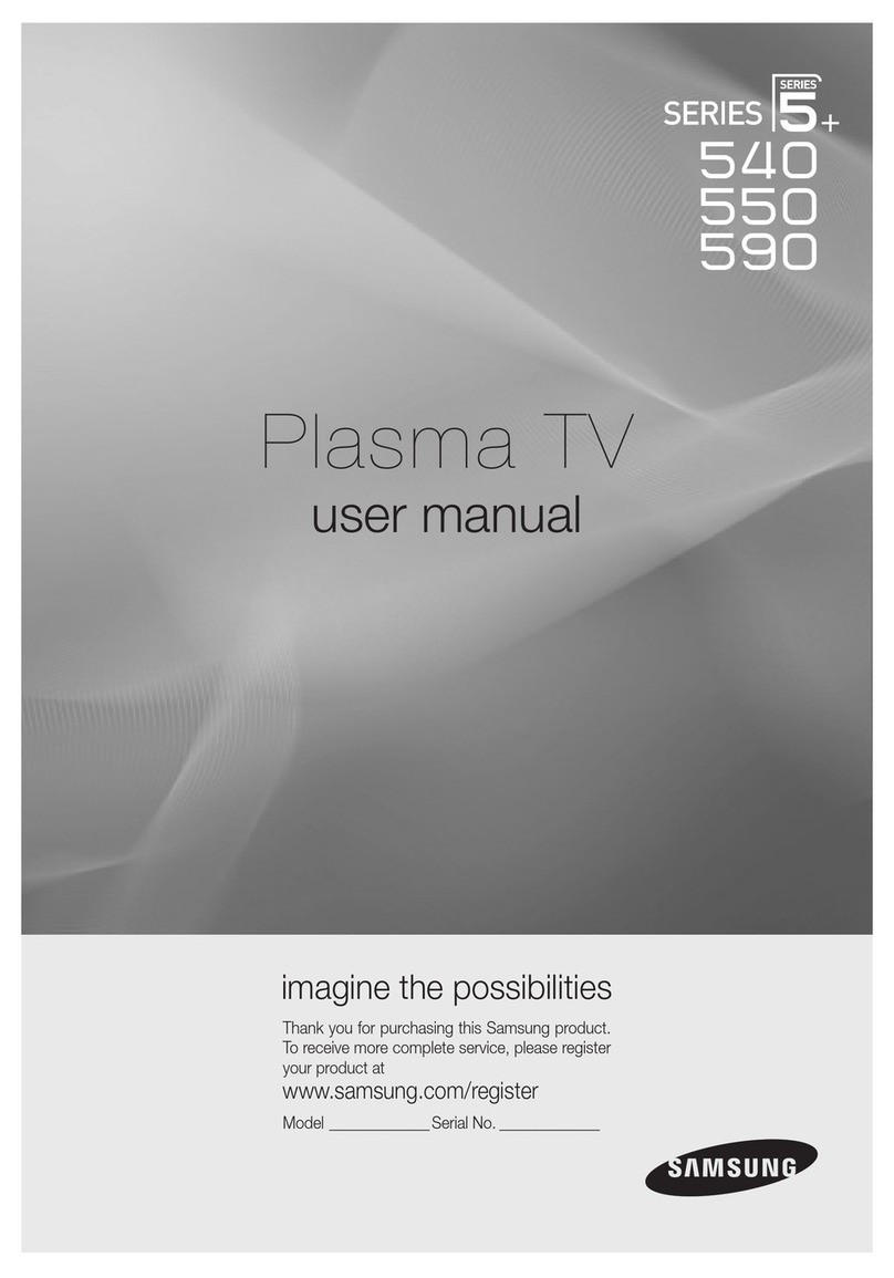 Samsung PN63C550G1F User manual