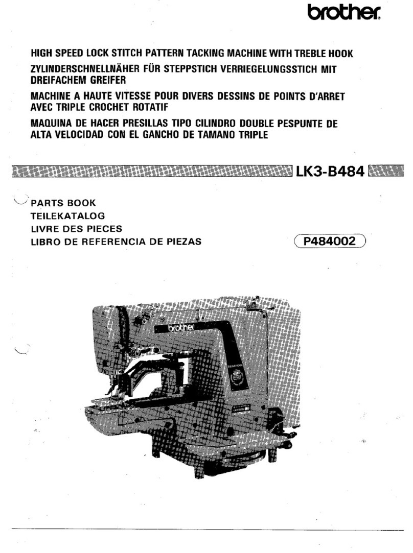 Brother LK3-B484 parts manual