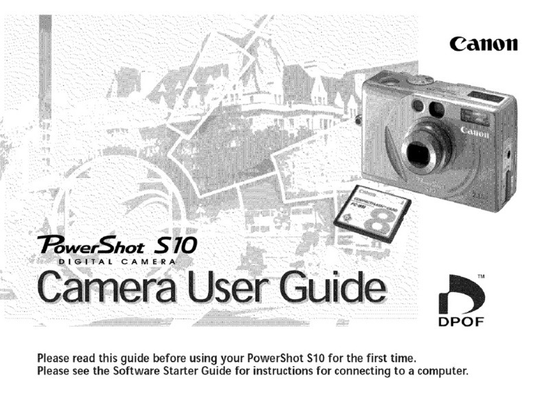 Canon POWERSHOT S10 User manual