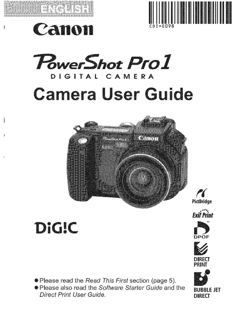 Canon POWERSHOT PRO 1 User manual