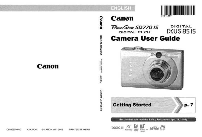 Canon POWERSHOT SD770IS user guide