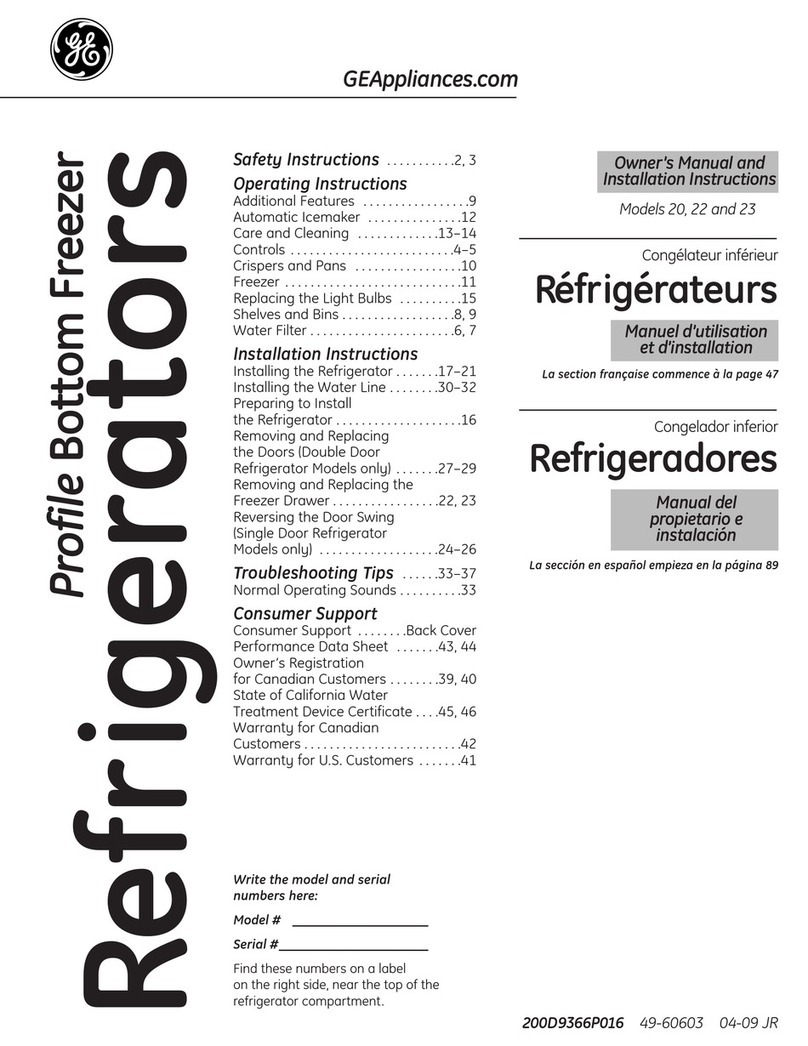 GE 20 Operating instructions