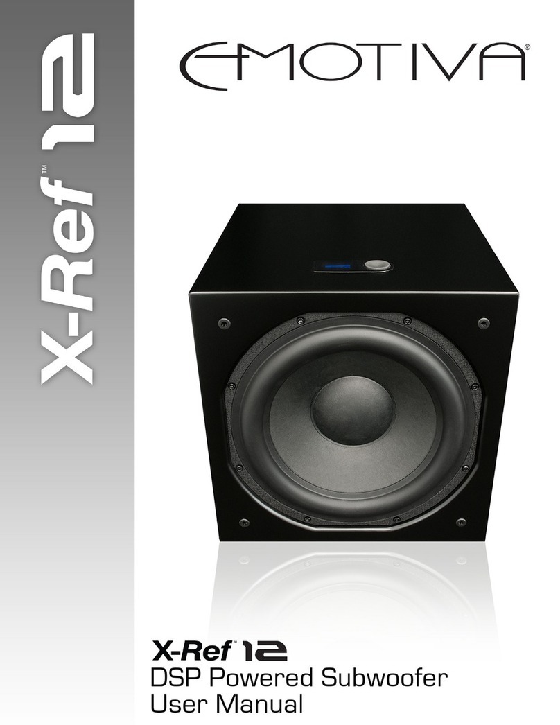 Emotiva X-Ref 12 user manual