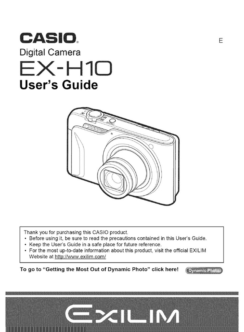 Casio Exilim EX-H10 User manual