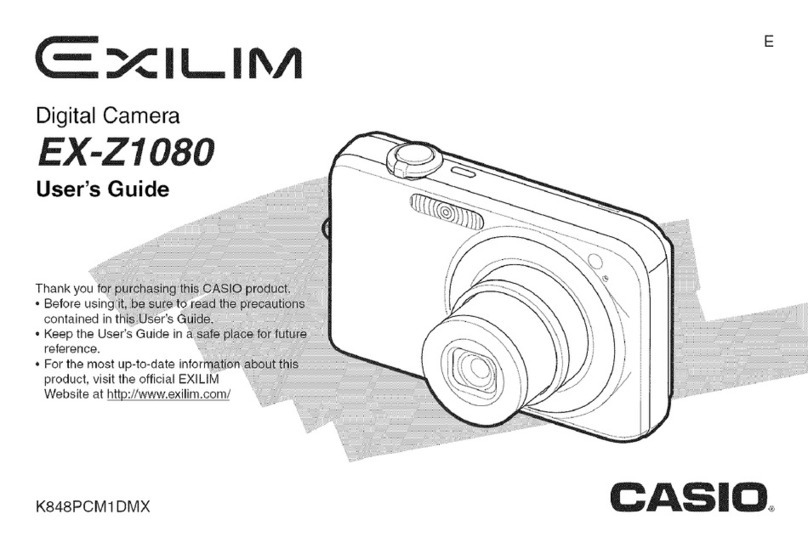 Casio EX-Z1080 - EXILIM Digital Camera User manual Casio EX-Z1080 - EXILIM Digital Camera User manual