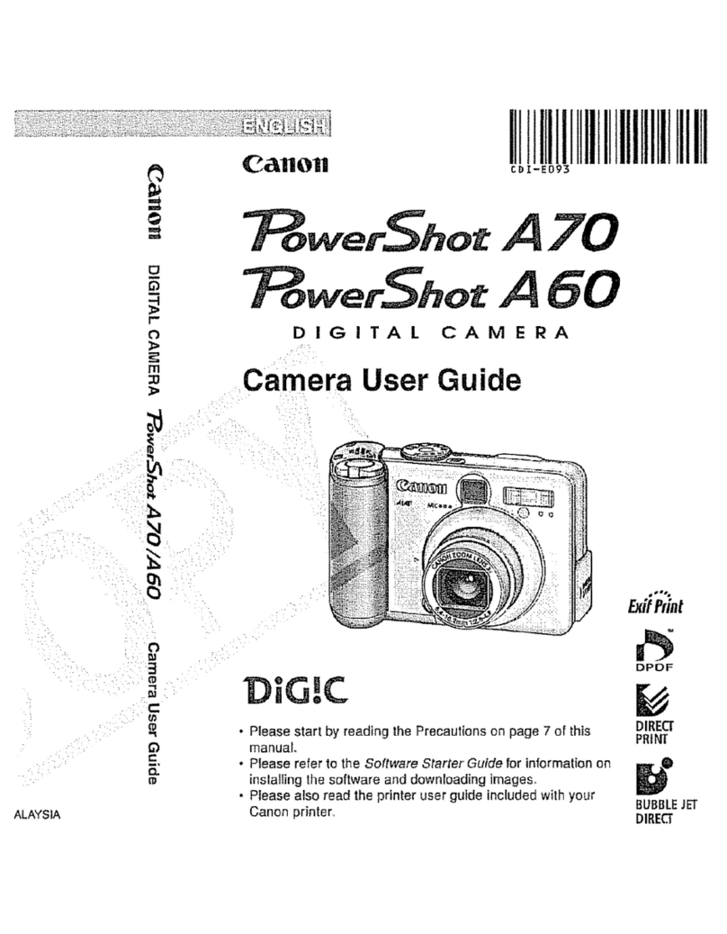 Canon PowerShot A60 User manual