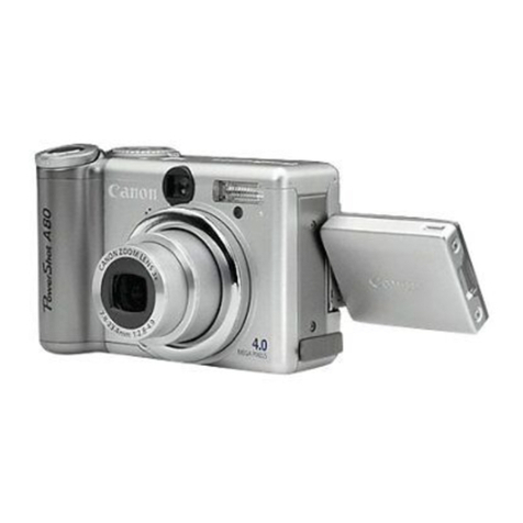 Canon POWERSHOT A80 - Digital Camera - 4.0... User manual