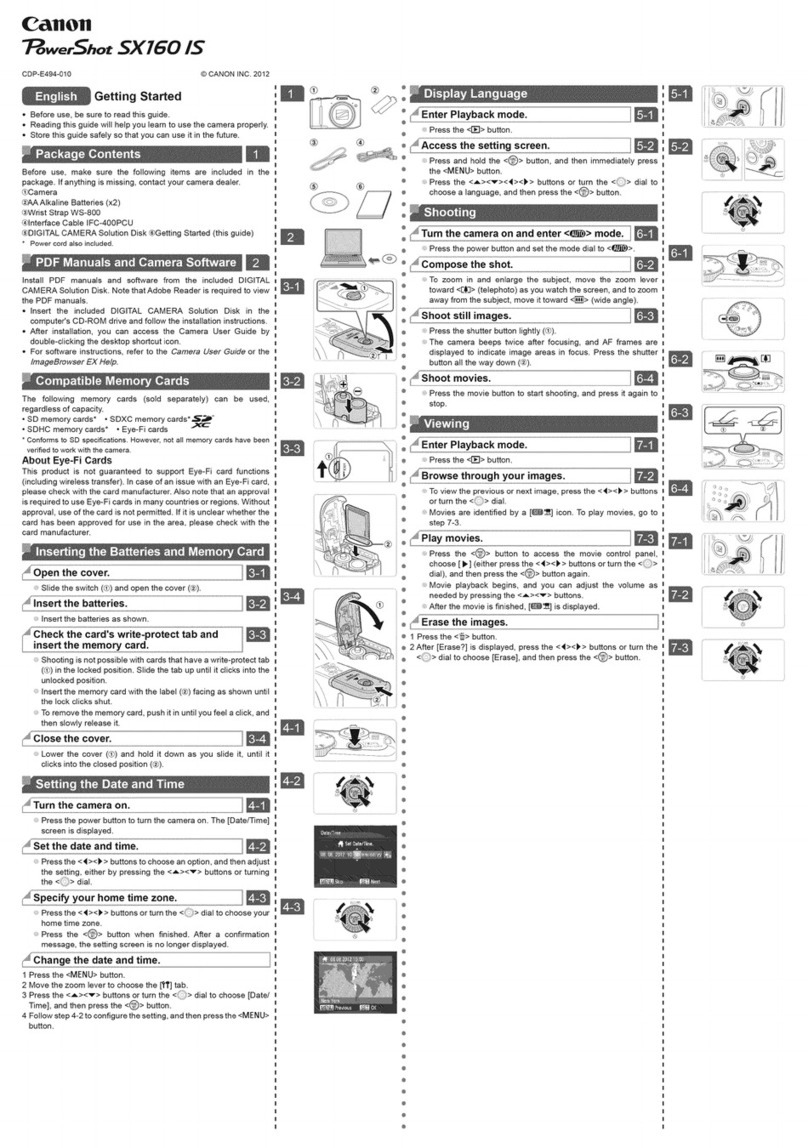 Canon PowerShot SX160 IS User manual