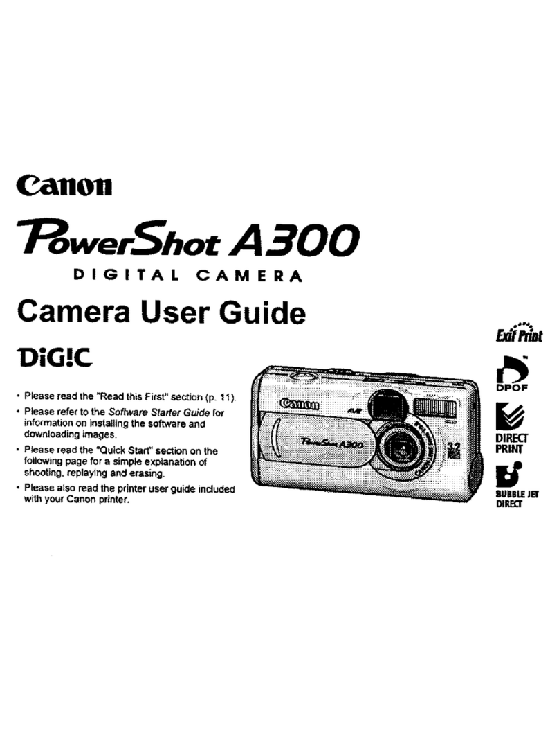 Canon PowerShot A300 User manual Canon PowerShot A300 User manual